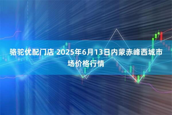 骆驼优配门店 2025年6月13日内蒙赤峰西城市场价格行情