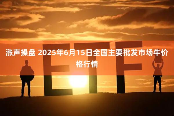 涨声操盘 2025年6月15日全国主要批发市场牛价格行情